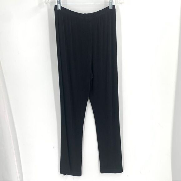 Chico’s Travelers Black Size 1 Short Wide Leg Pull On Travel Pants - Picture 8 of 8
